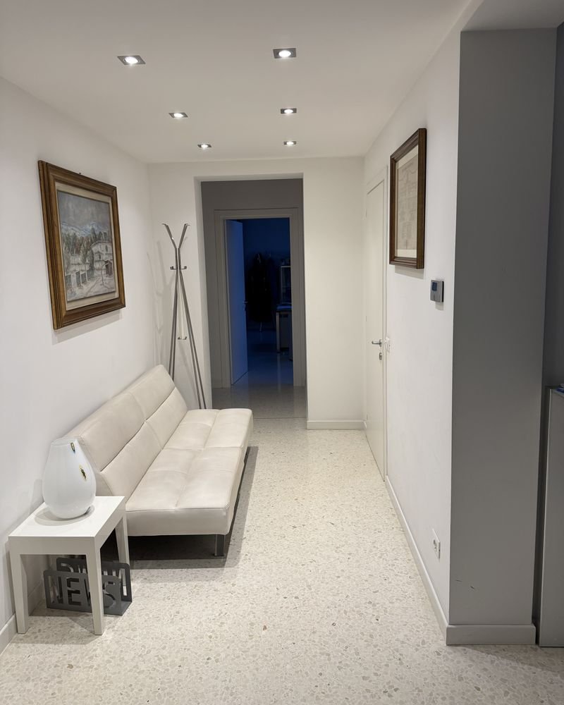 La sala d’attesa dello studio a Pianiga
